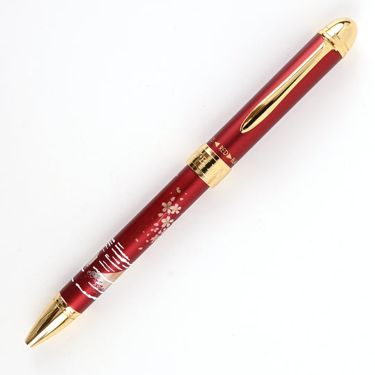 Sailor Yubi Maki-e Fuji Multifunction Pen - Red GT