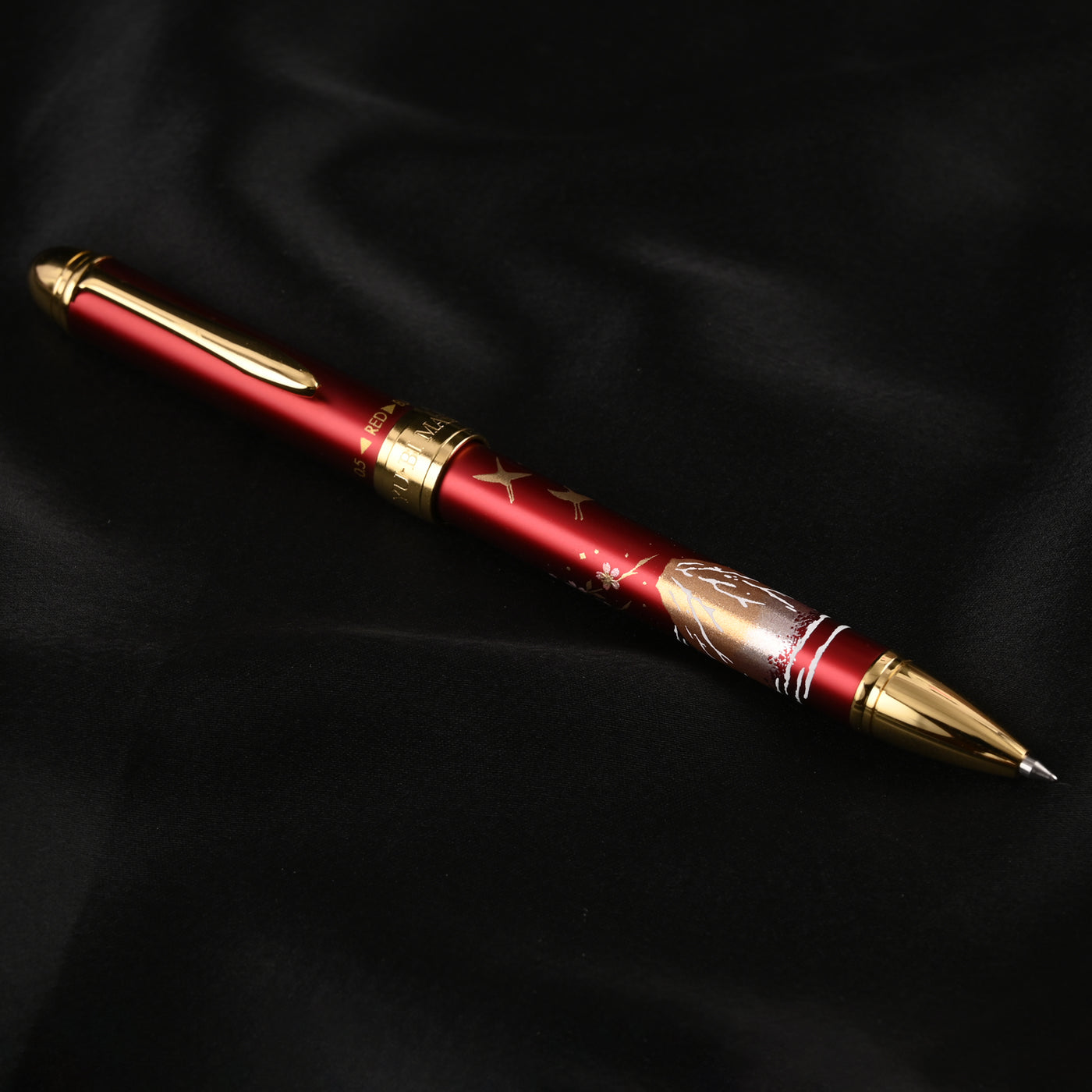 Sailor Yubi Maki-e Fuji Multifunction Pen - Red GT 7
