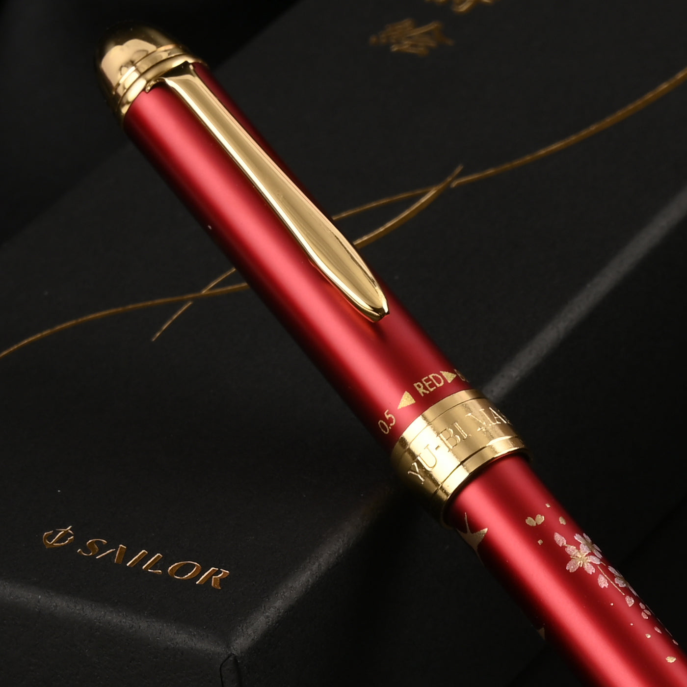 Sailor Yubi Maki-e Fuji Multifunction Pen - Red GT 9