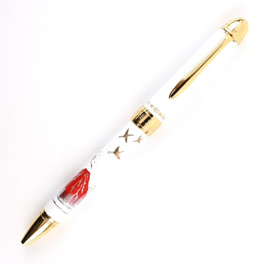 Sailor Yubi Maki-e Fuji Multifunction Pen - White GT