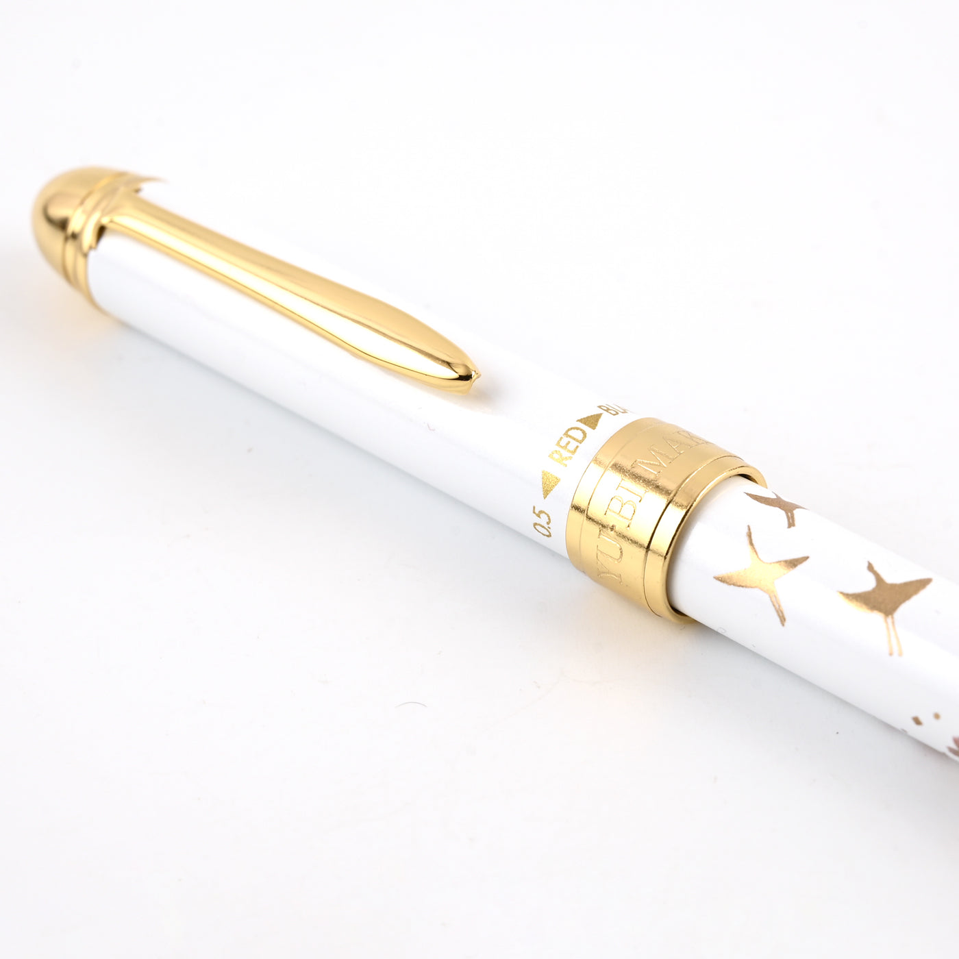 Sailor Yubi Maki-e Fuji Multifunction Pen - White GT 2