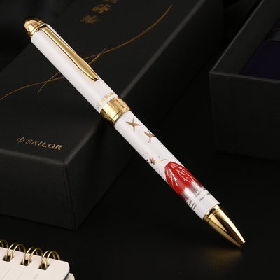Sailor Yubi Maki-e Fuji Multifunction Pen - White GT 8