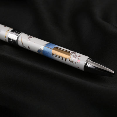 Sailor Yubi Maki-e Fuji Spring Multifunction Pen - White CT 10