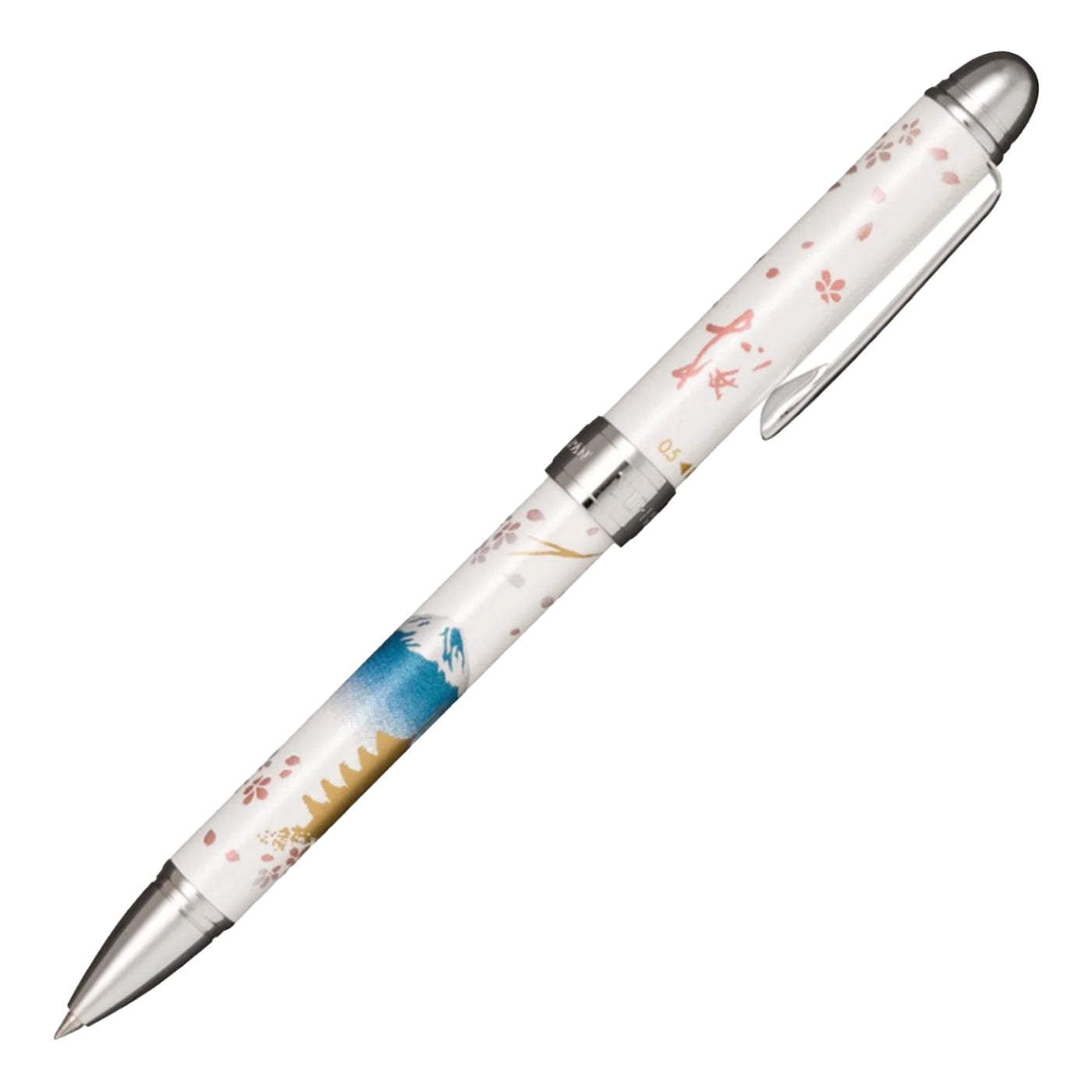 Sailor Yubi Maki-e Fuji Spring Multifunction Pen - White CT