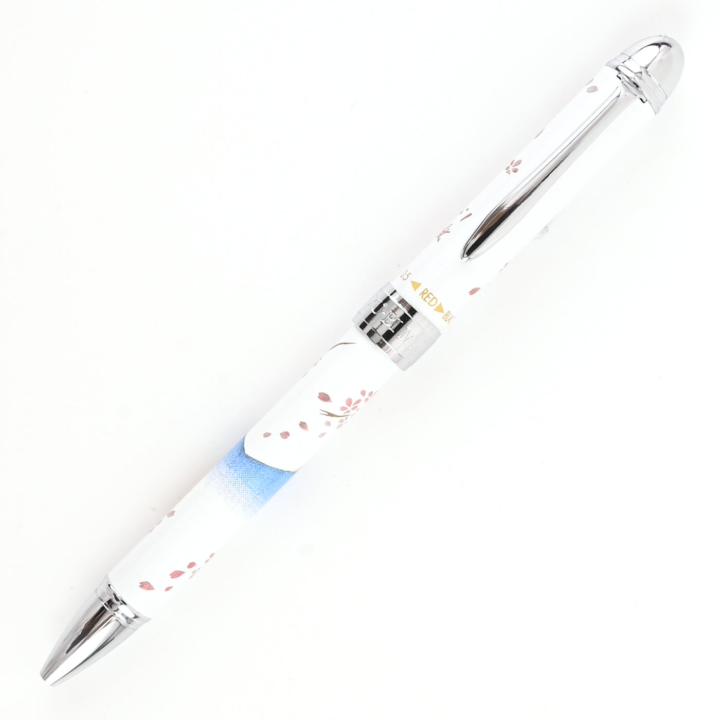 Sailor Yubi Maki-e Fuji Spring Multifunction Pen - White CT 1