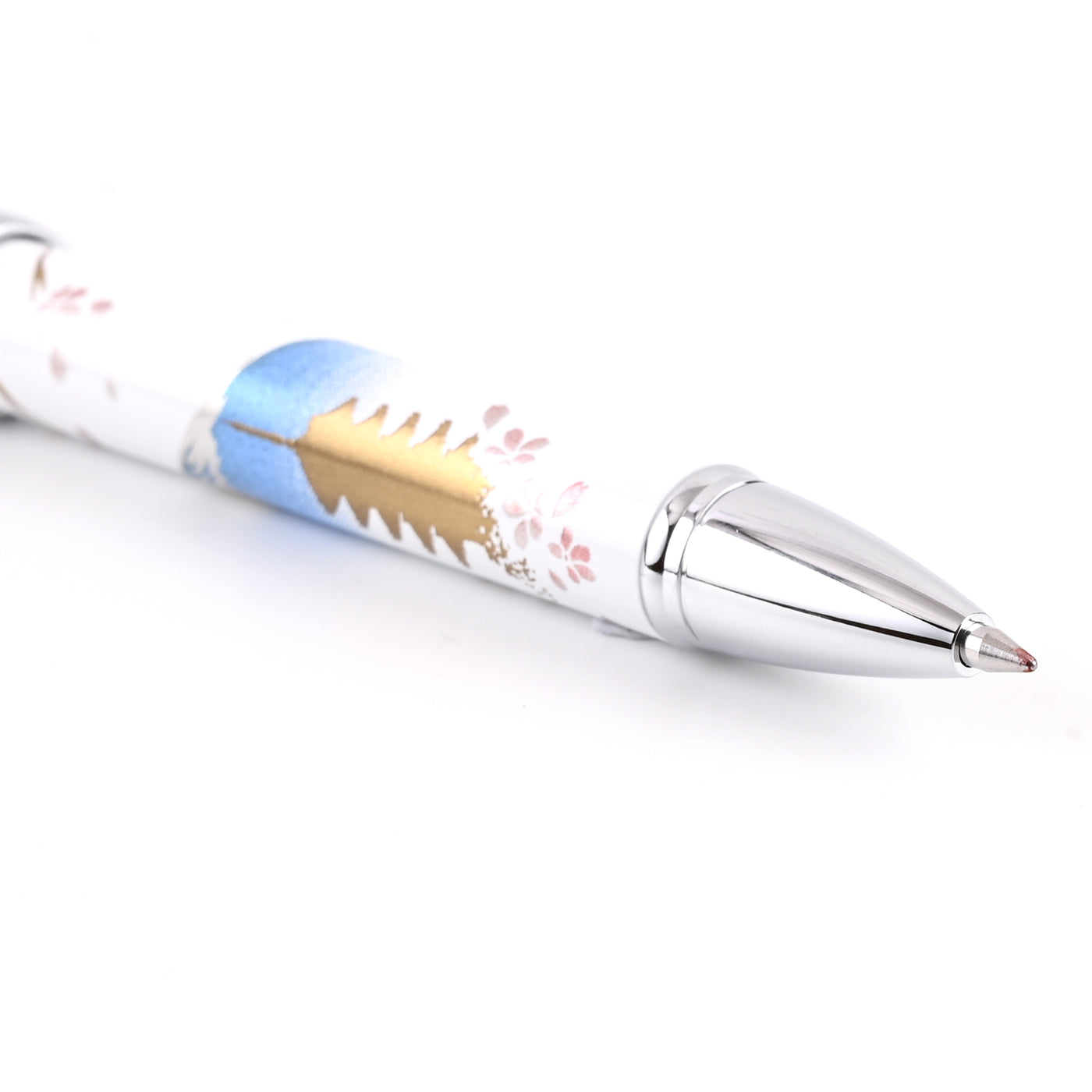 Sailor Yubi Maki-e Fuji Spring Multifunction Pen - White CT 4