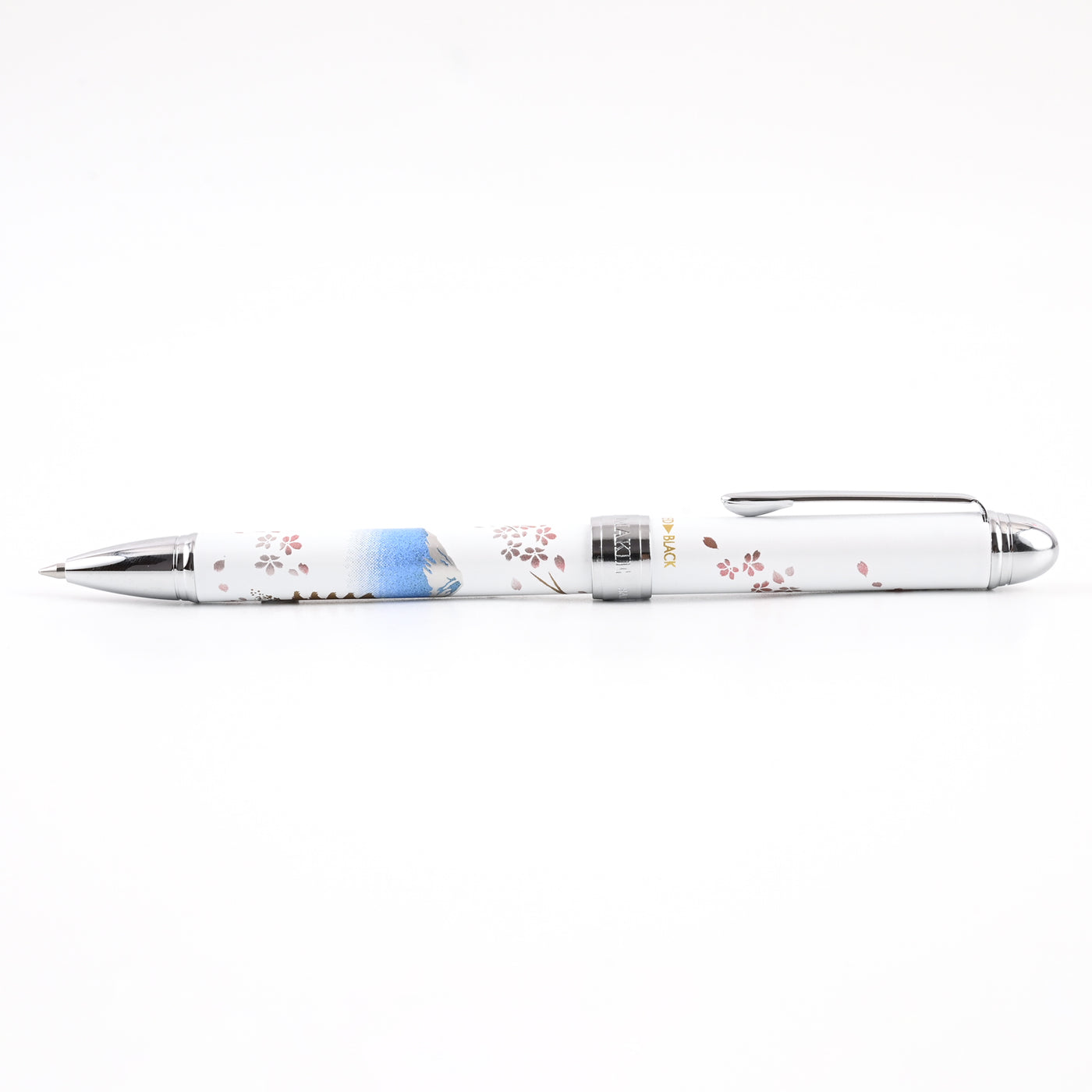 Sailor Yubi Maki-e Fuji Spring Multifunction Pen - White CT 6