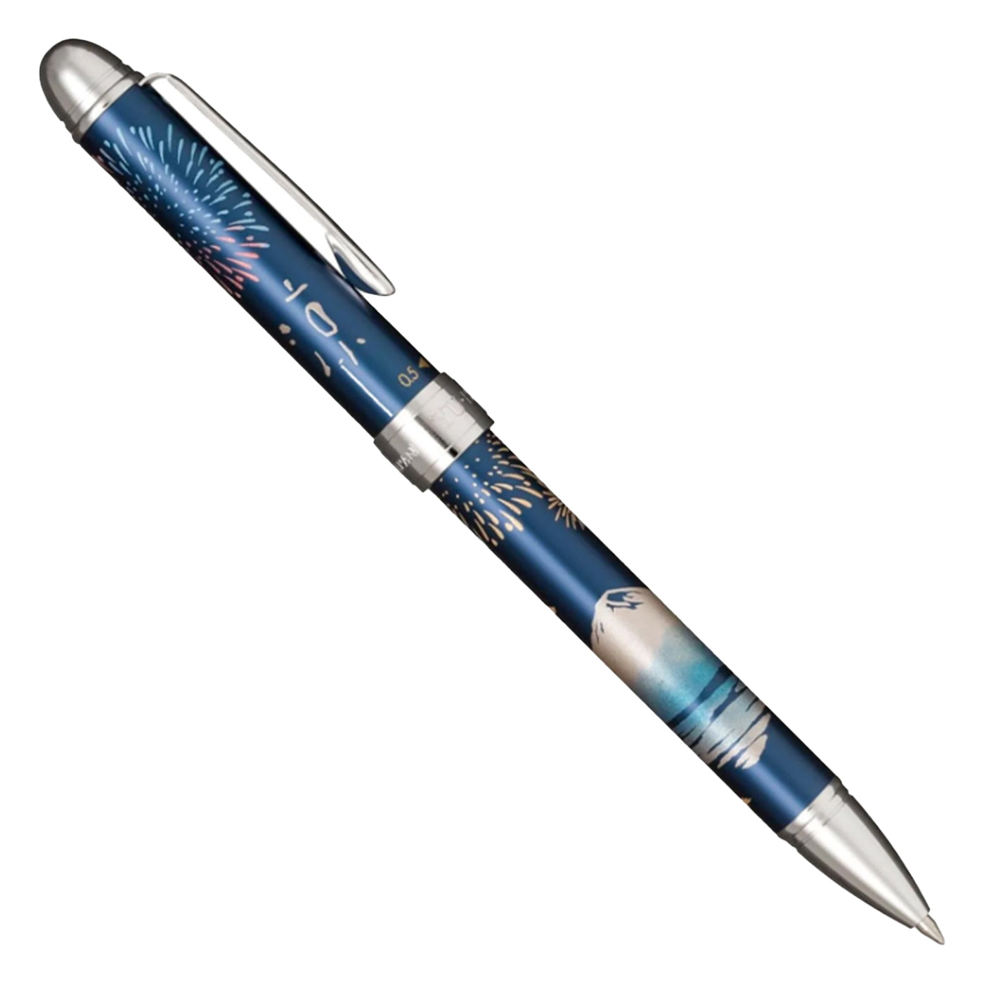 Sailor Yubi Maki-e Fuji Summer Multifunction Pen - Blue CT