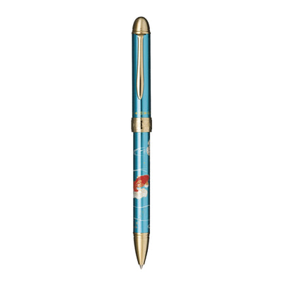 Sailor Yubi Maki-e Gold Fish Multifunction Pen - Metalic Blue GT