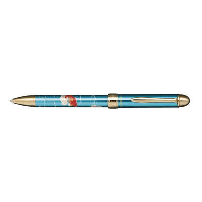 Sailor Yubi Maki-e Gold Fish Multifunction Pen - Metalic Blue GT