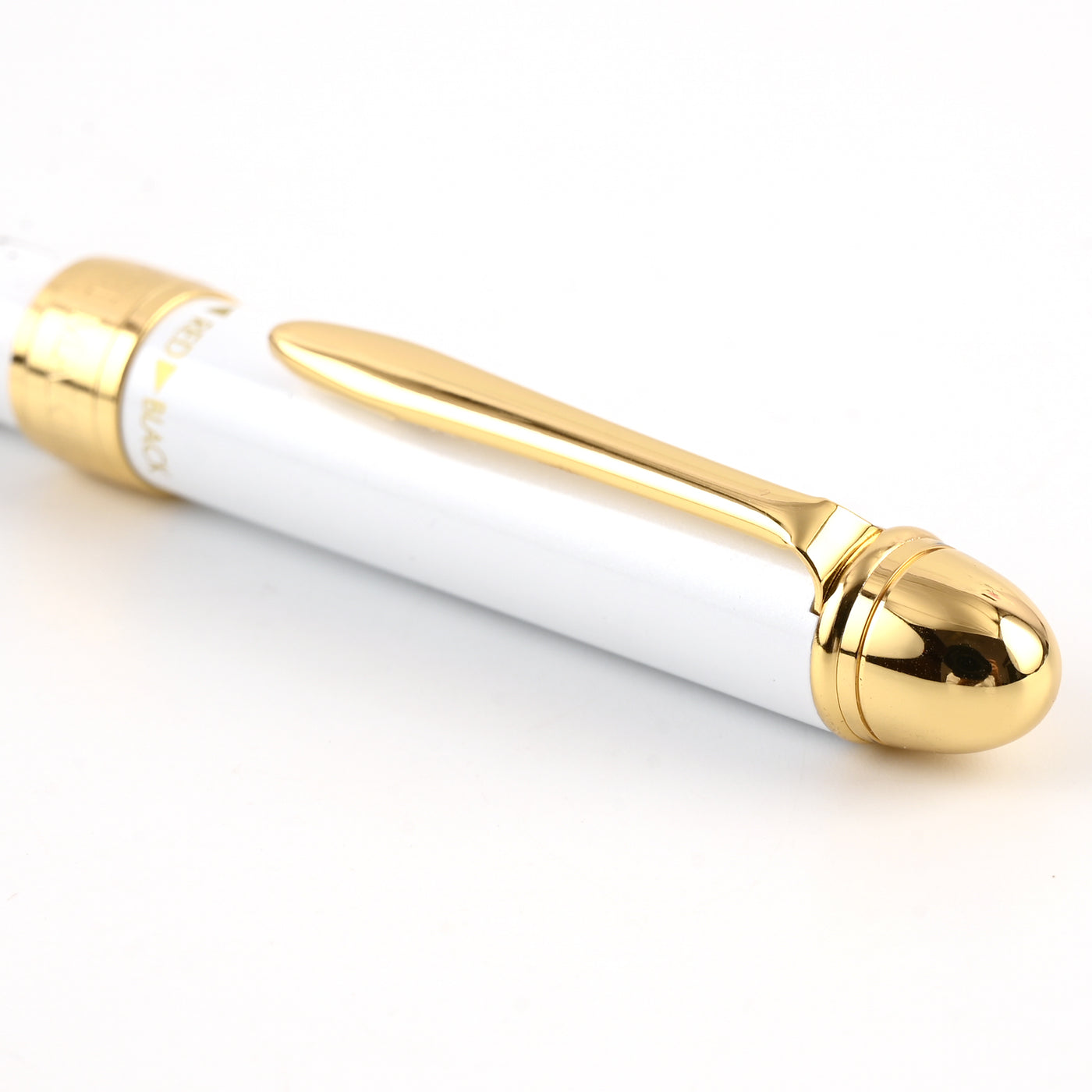 Sailor Yubi Maki-e Gold Fish Multifunction Pen - White GT 2