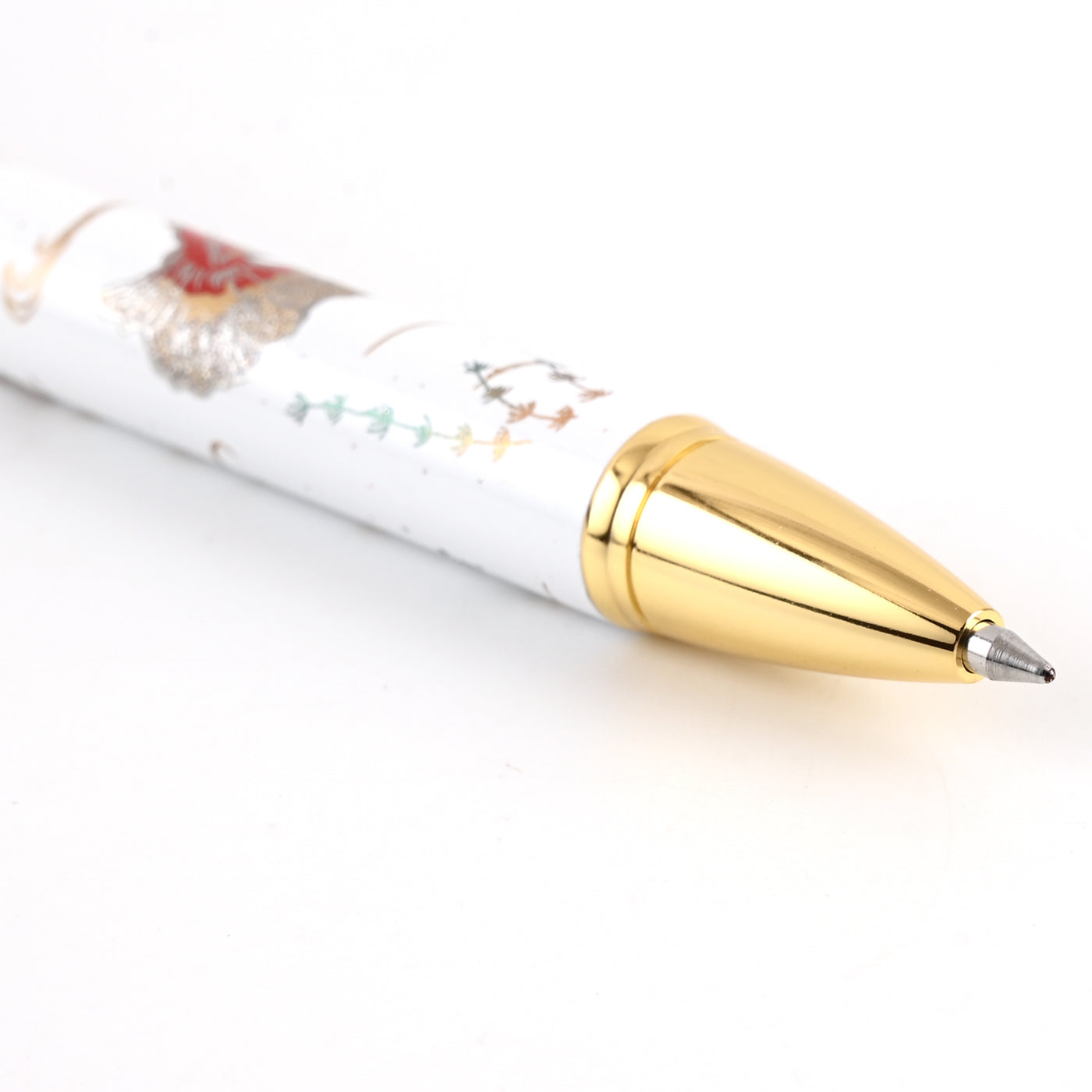 Sailor Yubi Maki-e Gold Fish Multifunction Pen - White GT 3