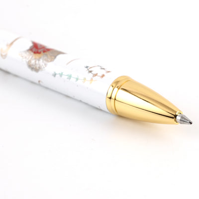 Sailor Yubi Maki-e Gold Fish Multifunction Pen - White GT 3