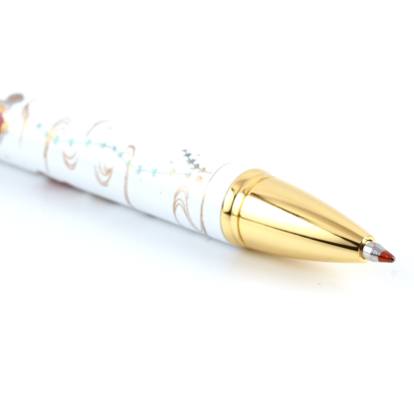 Sailor Yubi Maki-e Gold Fish Multifunction Pen - White GT 4