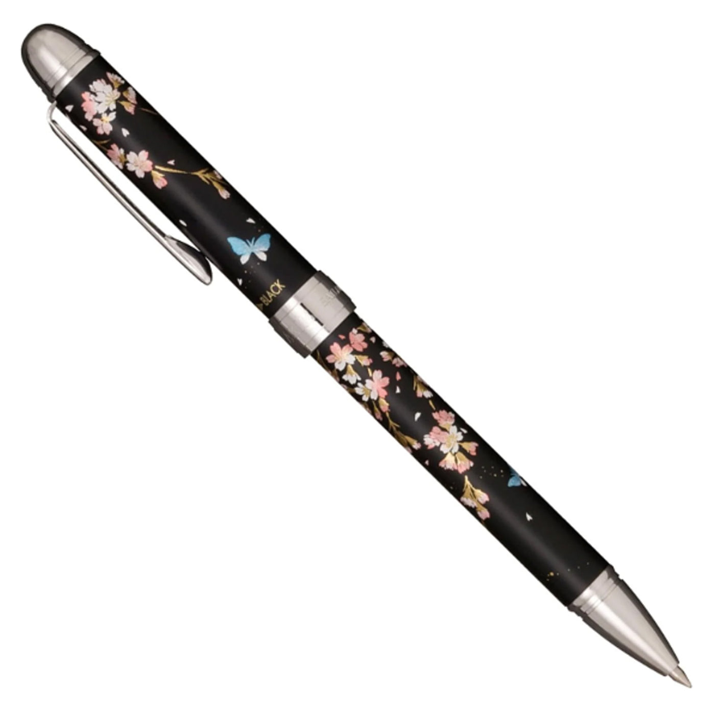 Sailor Yubi Maki-e Shidarezakura Black Weeping Cherry Multifunction Pen