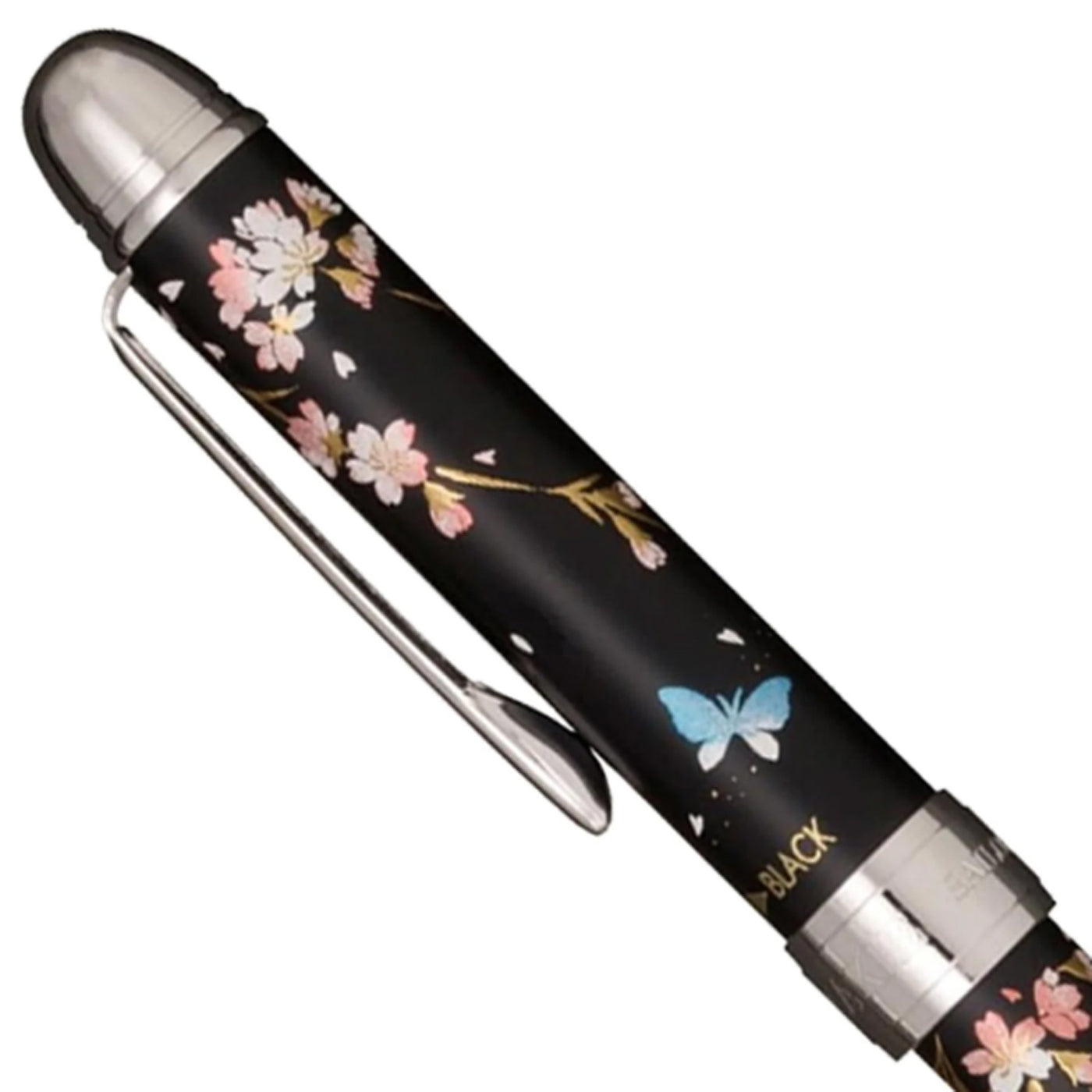 Sailor Yubi Maki-e Shidarezakura Black Weeping Cherry Multifunction Pen