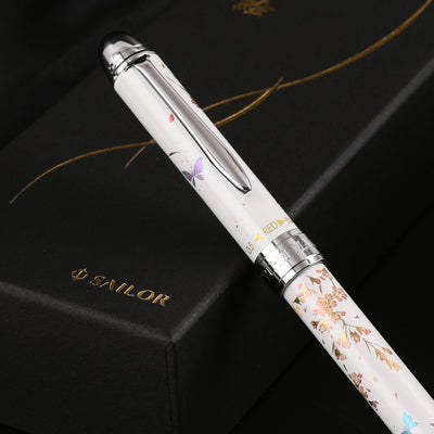 Sailor Yubi Maki-e Shidarezakura White Weeping Cherry Multifunction Pen 10