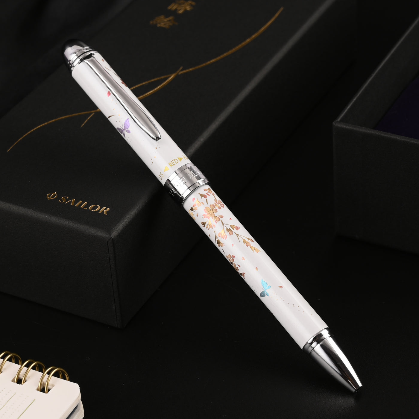 Sailor Yubi Maki-e Shidarezakura White Weeping Cherry Multifunction Pen 12