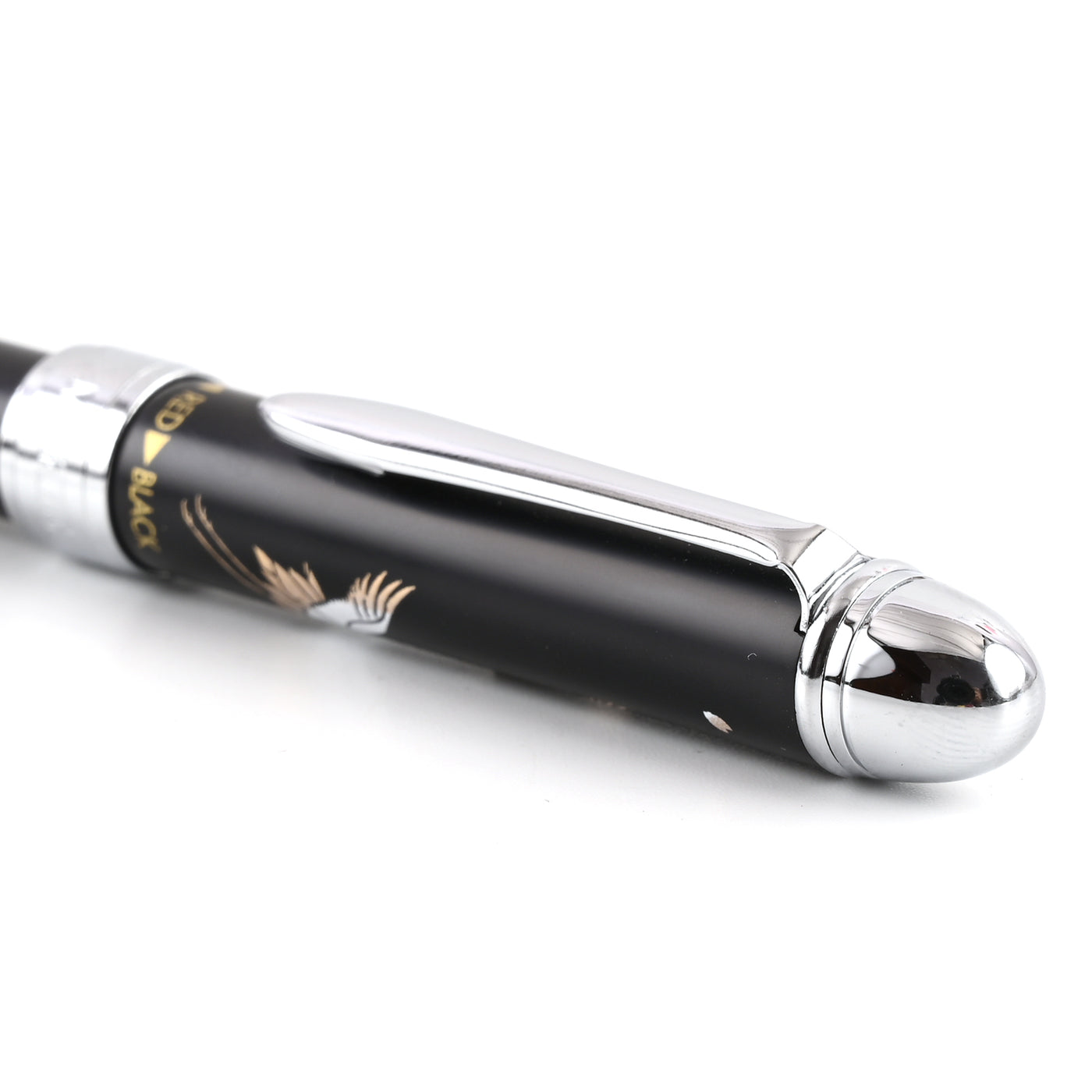 Sailor Yubi Maki-e Tsuru Crane Multifunction Pen - Black CT 2