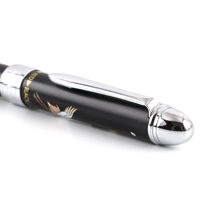 Sailor Yubi Maki-e Tsuru Crane Multifunction Pen - Black CT 2