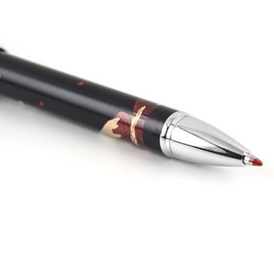 Sailor Yubi Maki-e Tsuru Crane Multifunction Pen - Black CT 4