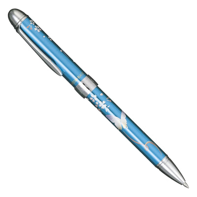 Sailor Yubi Maki-e Usagi Butterfly Multifunction Pen - Metallic Blue CT
