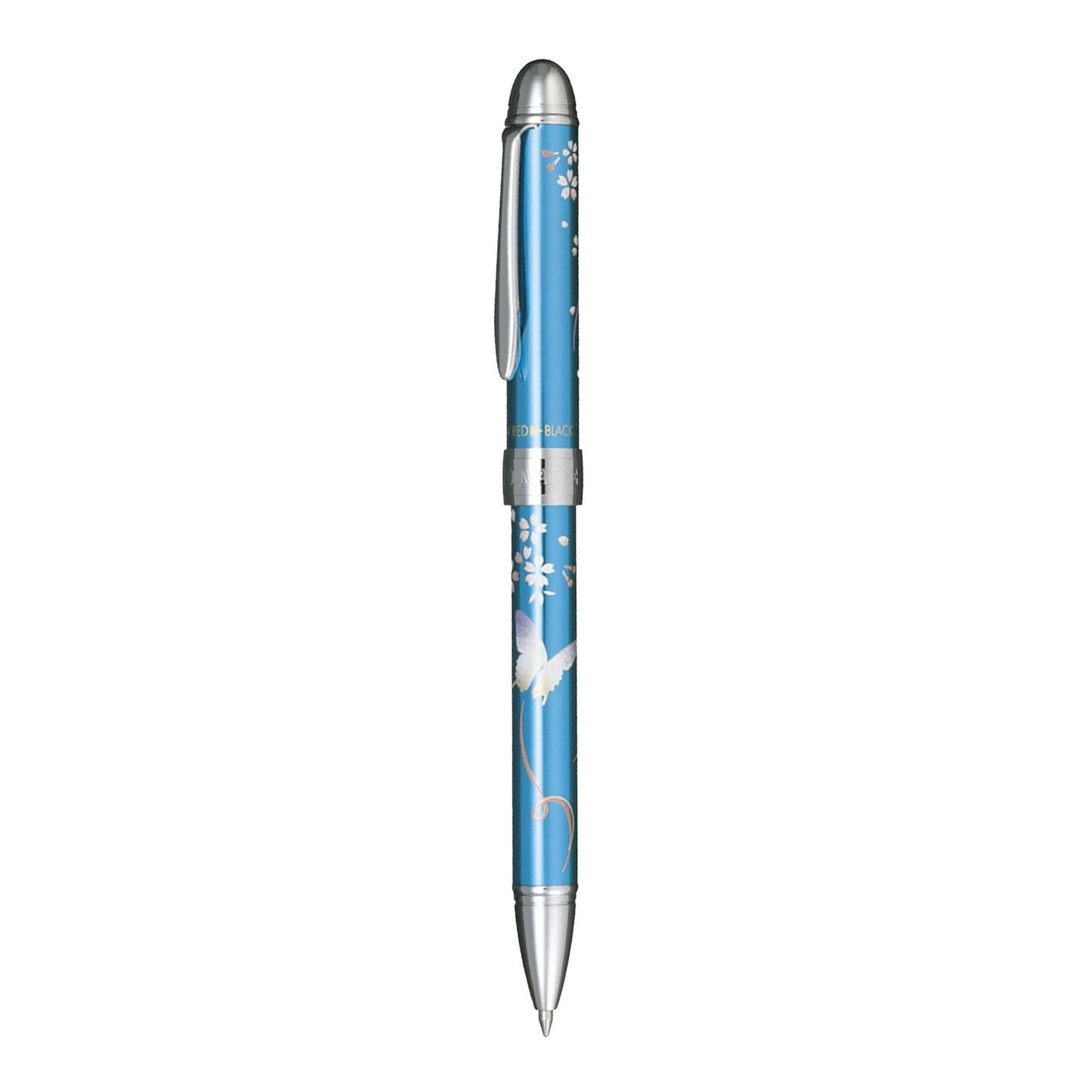 Sailor Yubi Maki-e Usagi Butterfly Multifunction Pen - Metallic Blue CT