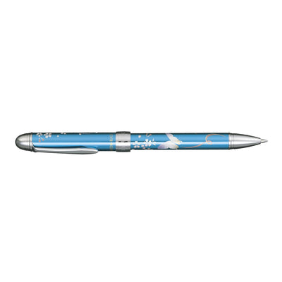 Sailor Yubi Maki-e Usagi Butterfly Multifunction Pen - Metallic Blue CT
