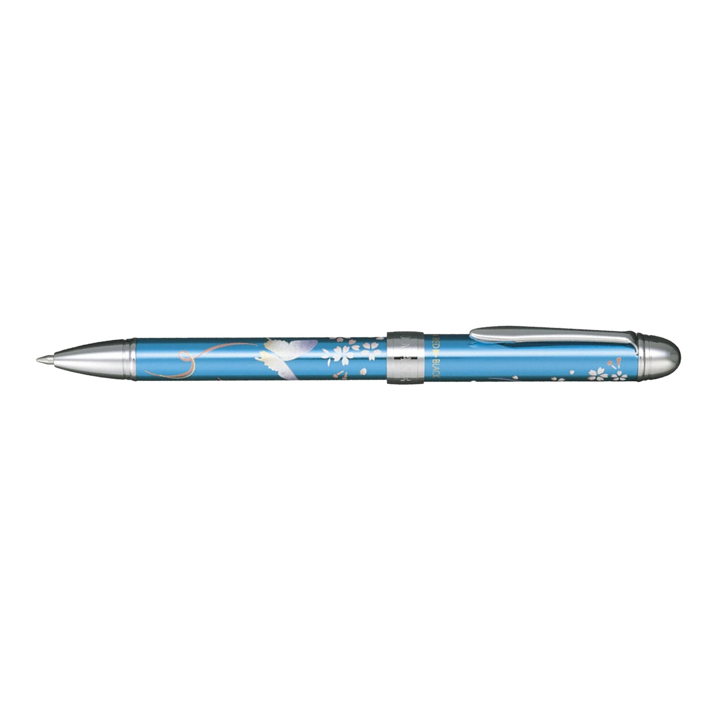 Sailor Yubi Maki-e Usagi Butterfly Multifunction Pen - Metallic Blue CT