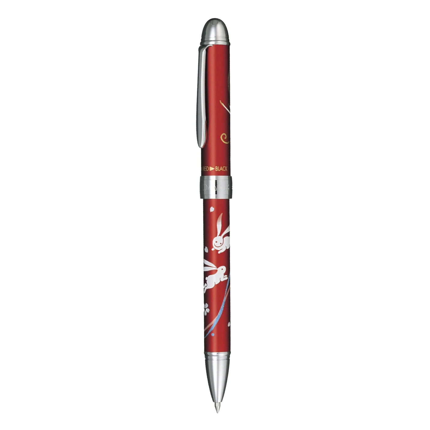 Sailor Yubi Maki-e Usagi Rabbit Multifunction Pen - Red CT