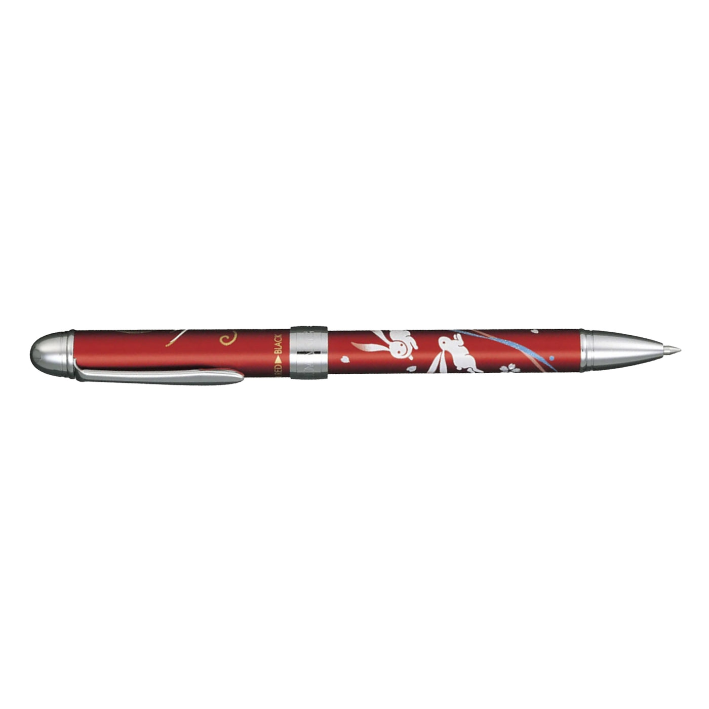 Sailor Yubi Maki-e Usagi Rabbit Multifunction Pen - Red CT