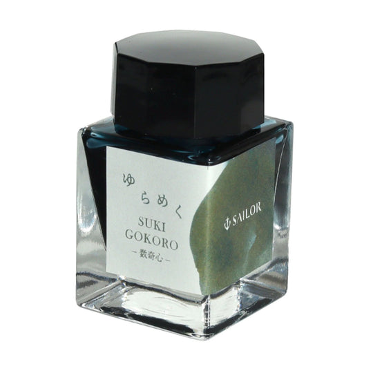 Sailor Yurameku Ink Bottle Sukigokoro (Green) - 20ml