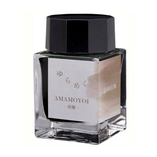Sailor Yurameku Ink Bottle, Amamoyoi (Green) - 20ml