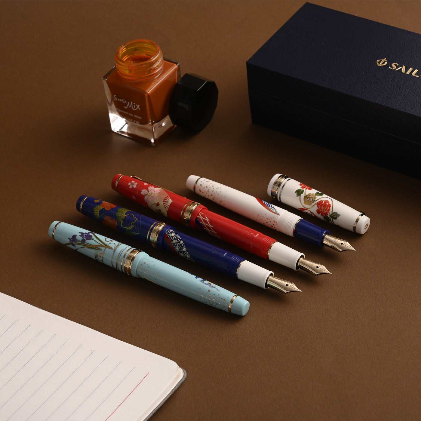 Sailor Professional Gear Slim Kimono Fountain Pen - Happiness (Limited Production) 16