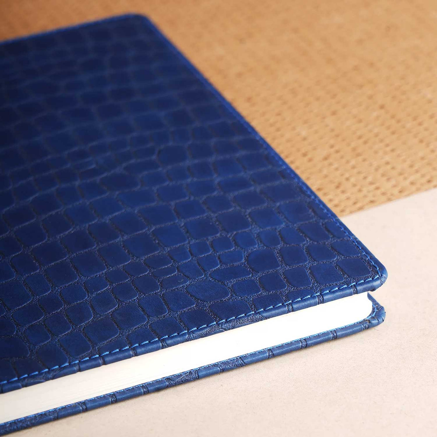 Scholar Croco Blue Notebook - A5 Ruled 6
