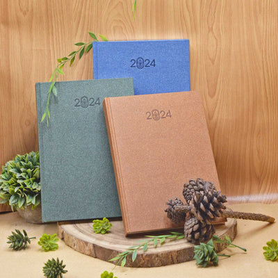 Scholar Eco 2024 A5 Daily Planner – Brown
