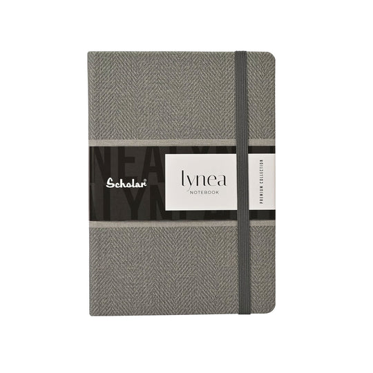 Scholar Lynea Grey Notebook - A5, Ruled