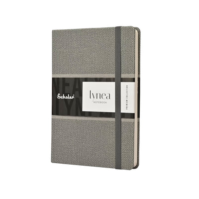 Scholar Lynea Grey Notebook - A5 Ruled 2