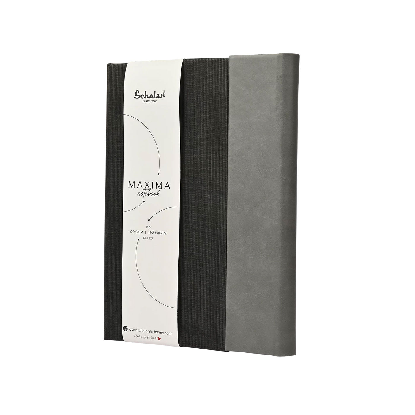 Scholar Maxima Black Notebook - A5 Ruled 2