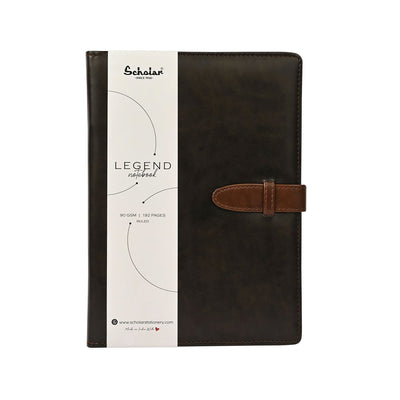 Scholar Legend Charcoal Notebook - A6 Ruled 1