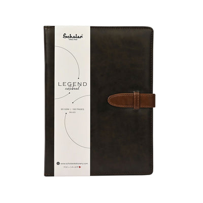 Scholar Legend Charcoal Notebook - A5 Ruled 1