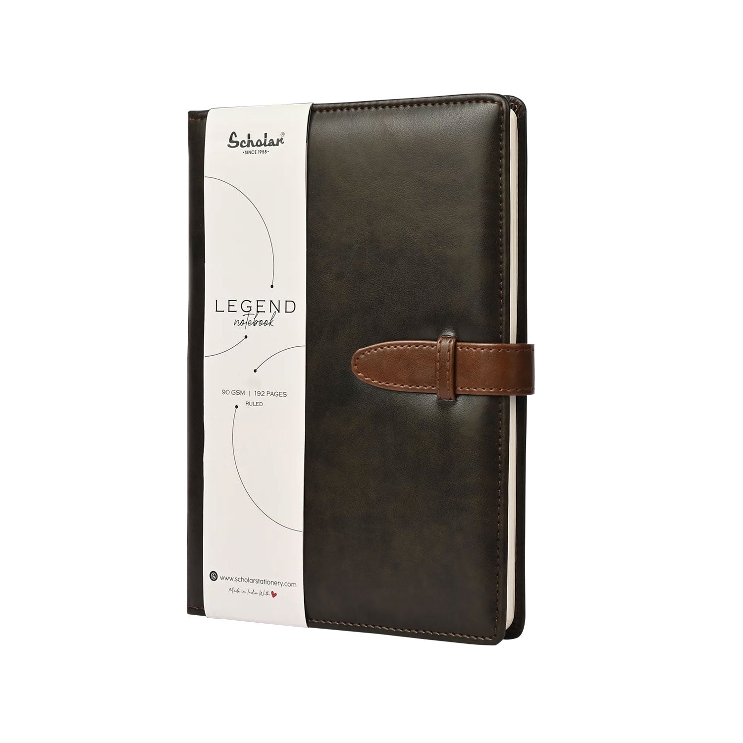 Scholar Legend Charcoal Notebook - A5, Ruled – Makoba