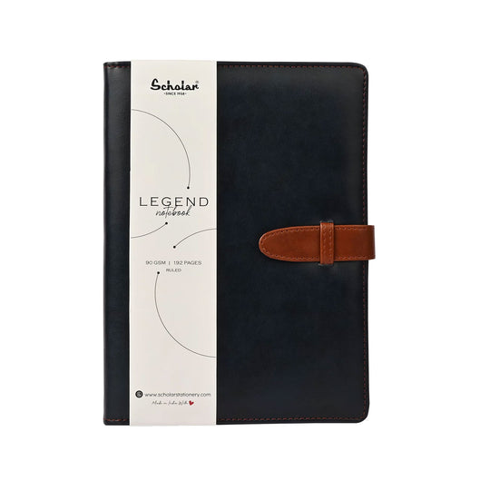 Scholar Legend Midnight Blue Notebook - A5, Ruled