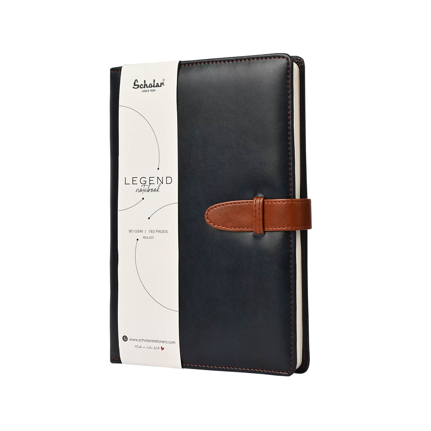 Scholar Legend Midnight Blue Notebook - A6 Ruled 2