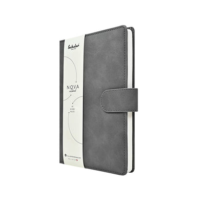 Scholar Nova Grey Notebook - A5 Ruled 2