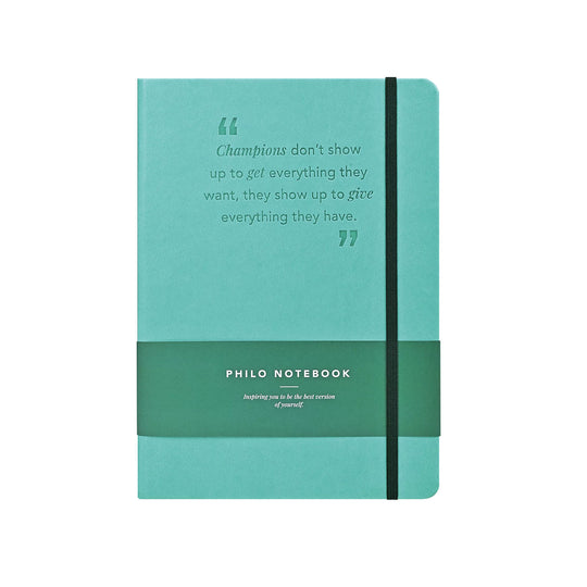Scholar Philo Seafoam Green Notebook - A5, Ruled
