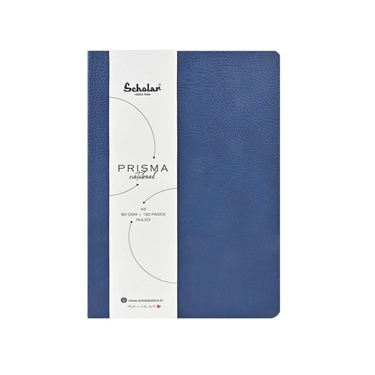 Scholar Prisma Blue Notebook - A5, Ruled