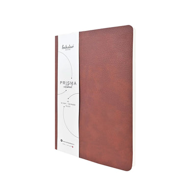 Scholar Prisma Maroon Notebook - A5 Ruled 2