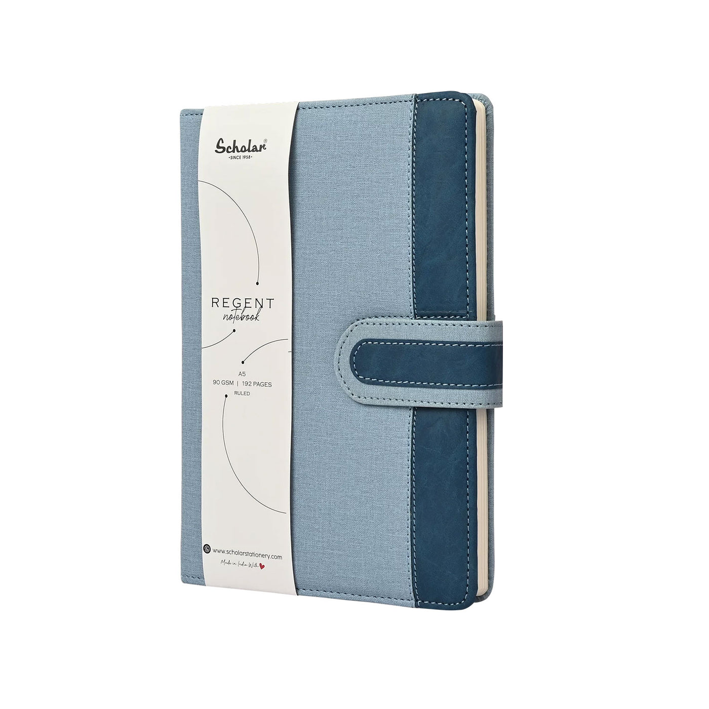 Scholar Regent Blue Notebook - A5 Ruled 2