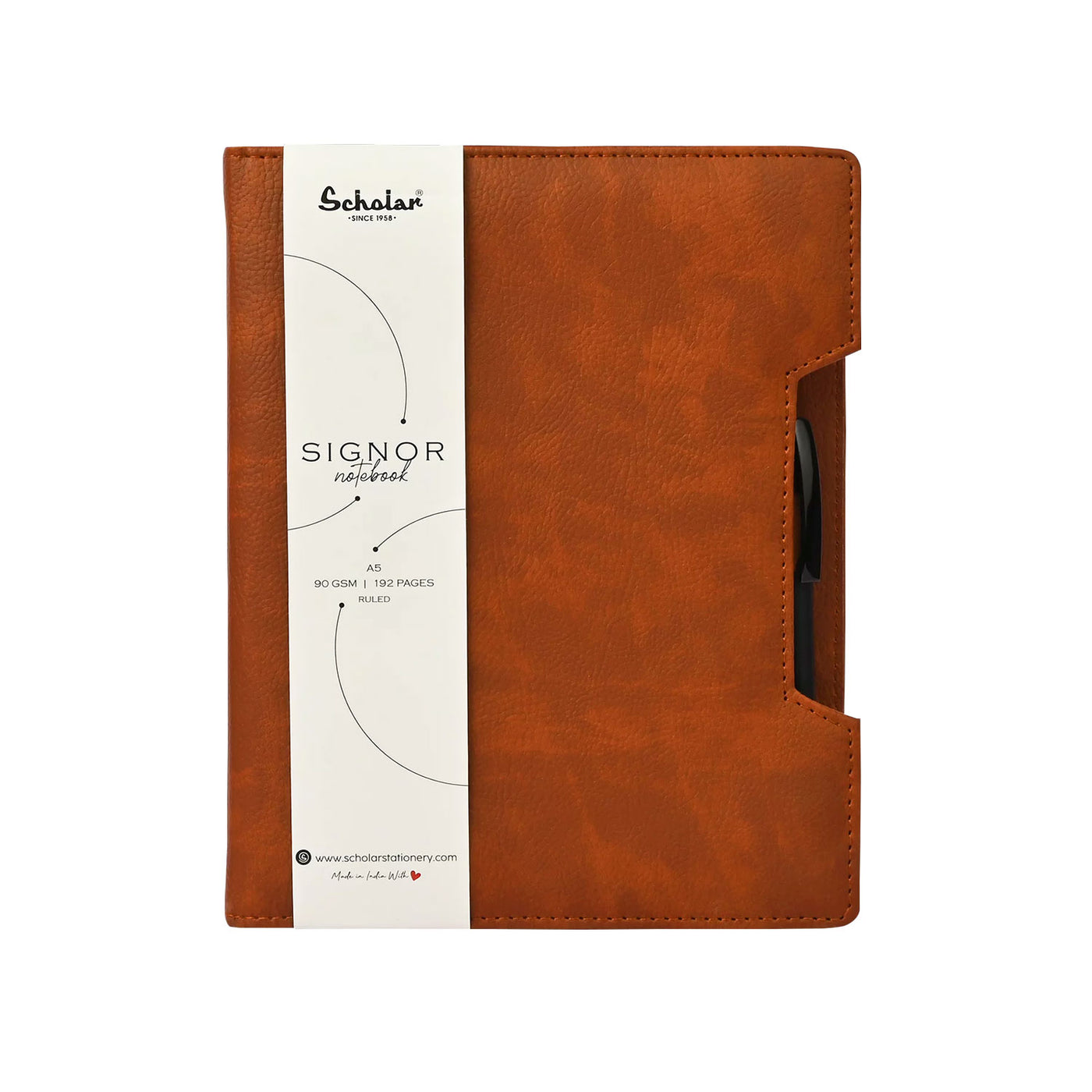 Scholar Signor Tan Notebook - A5 Ruled 1